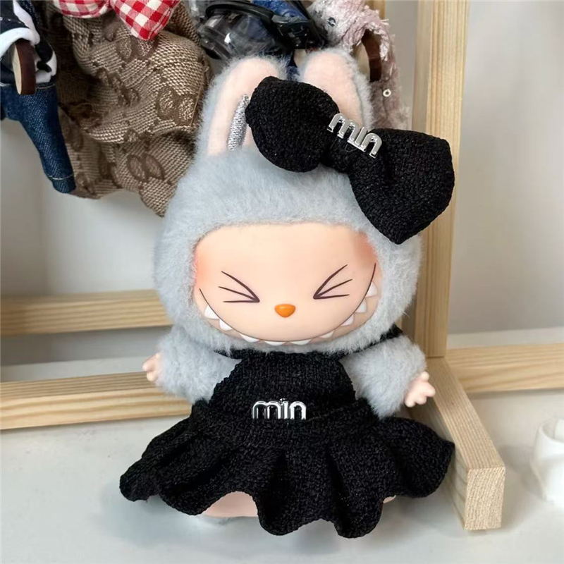 Baby Clothing Usa - ชุดเสื้อผ้าสำหรับตุ๊กตา Labubu ขนาด 15-17 ซม. สไตล์เกาหลี