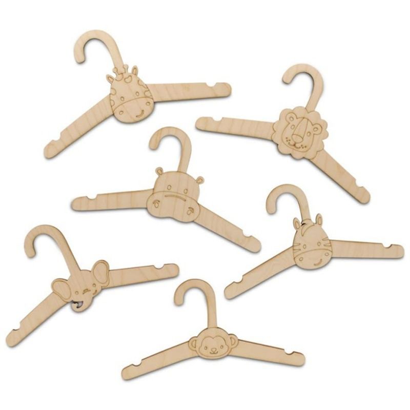 ABVT-20PCS ไม้แขวนเสื้อไม้ดีไซ - Baby Clothing Hanging Rack บทวิจารณ์และราคา