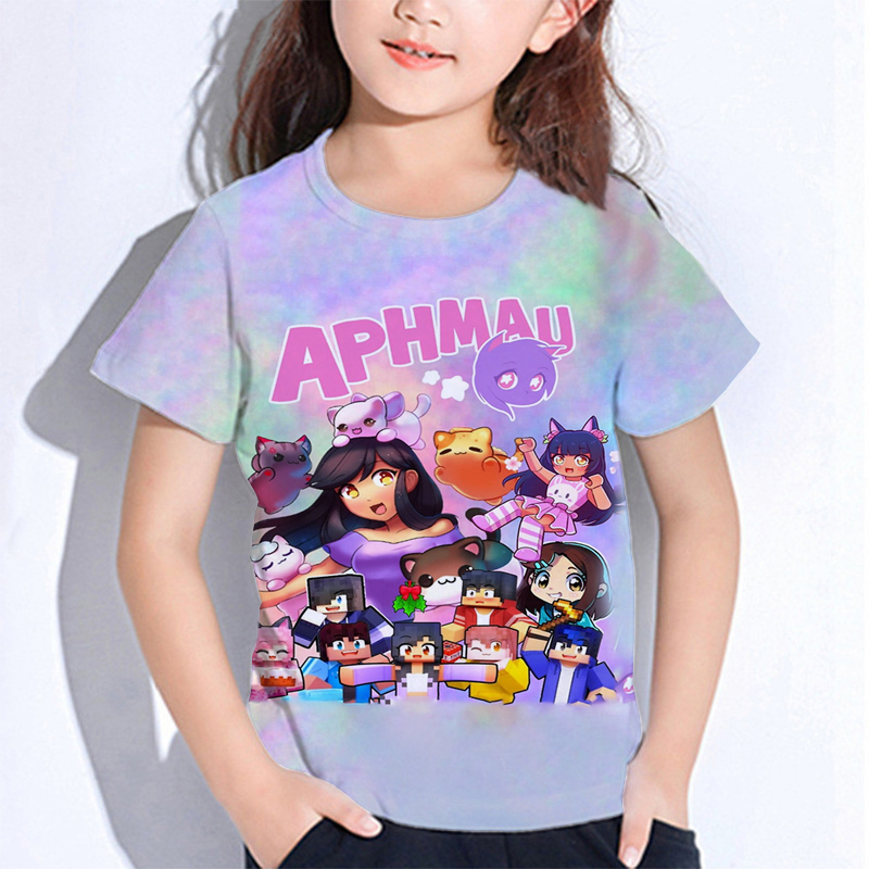 Aphmau meows เสื้อยืดแมวลายการ - Baby Clothing Dividers บทวิจารณ์และราคา