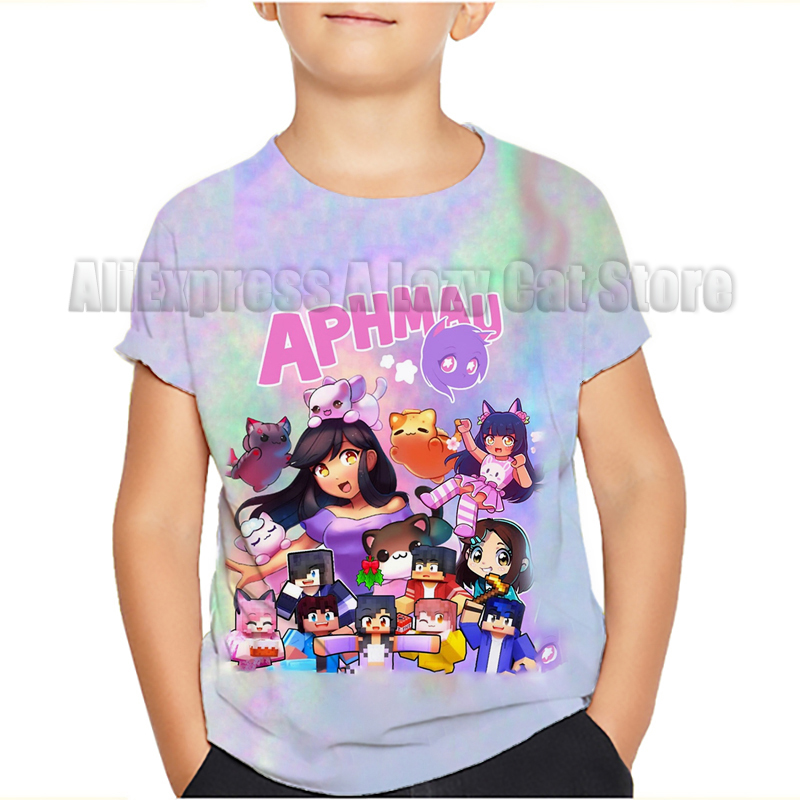 Aphmau meows เสื้อยืดแมวลายการ - Baby Clothing Dividers บทวิจารณ์และราคา