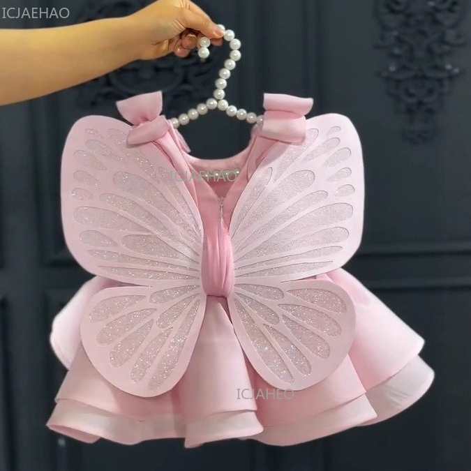 ชุดเดรสเจ้าหญิงสีชมพูน่ารักสำห - Baby Clothing Dresser บทวิจารณ์และราคา