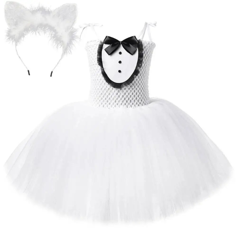 ชุดกระโปรงสั้นสีขาวดำลายแมวสำห - Baby Clothing Dresser บทวิจารณ์และราคา