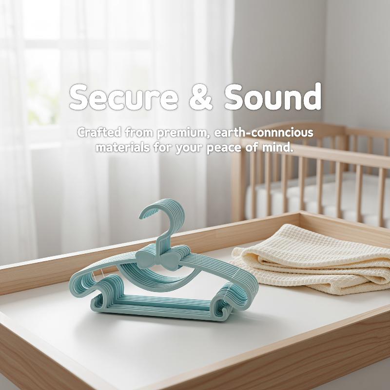 12 ชิ้น ชุดไม้แขวนเสื้อเด็กทาร - Baby Clothing Hanging Rack บทวิจารณ์และราคา