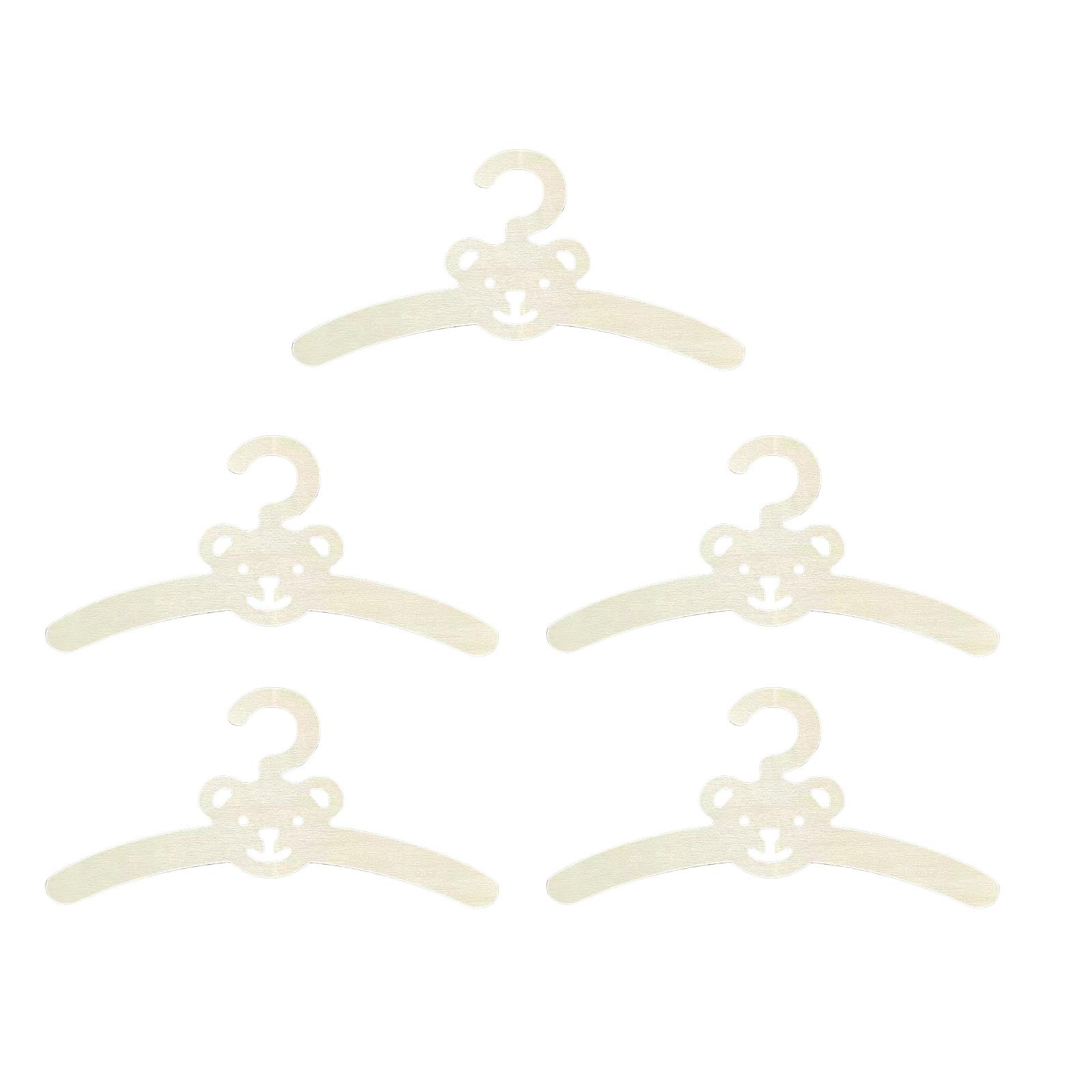 5 ชิ้น ไม้แขวนเสื้อผ้าเด็ก ไม้ - Baby Clothing Hanging Rack บทวิจารณ์และราคา