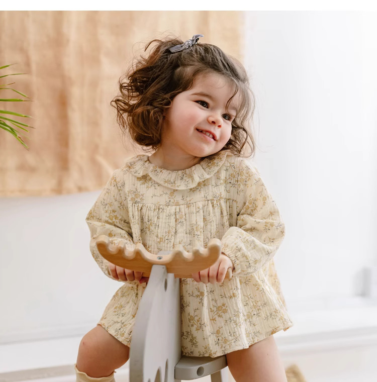ดอกไม้เด็กสาวชุดฤดูใบไม้ผลิผ้า - Baby Clothing Organic บทวิจารณ์และราคา