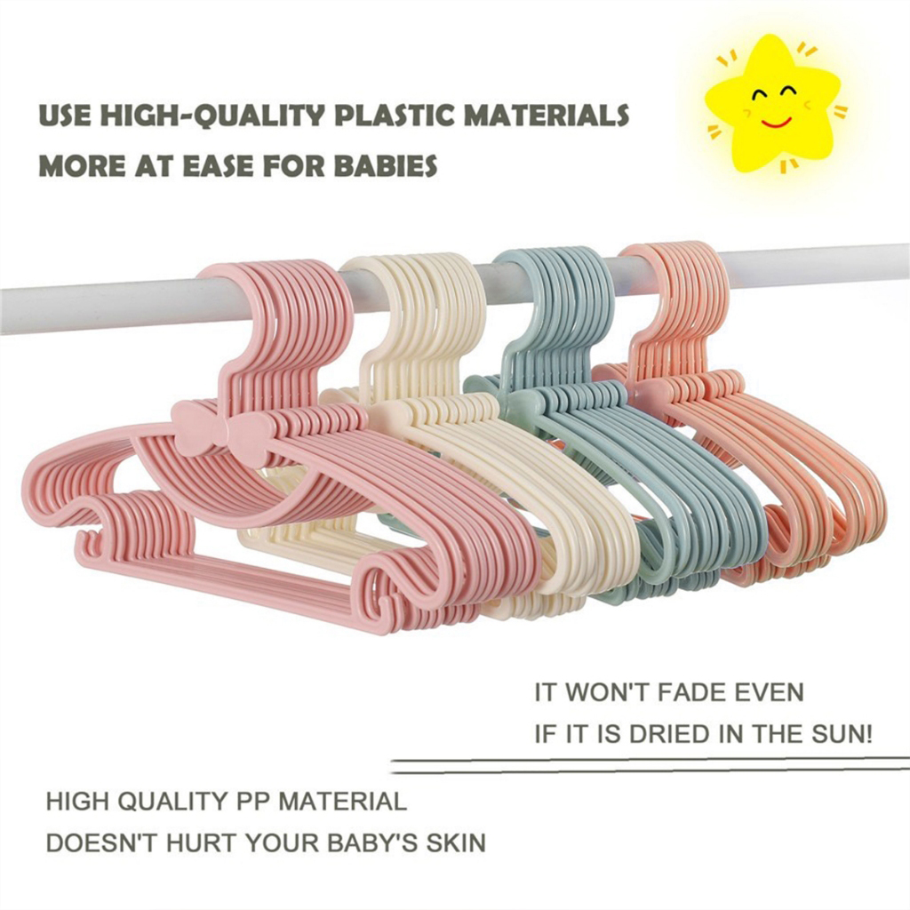 ชุดไม้แขวนเสื้อผ้าเด็ก 12 ชิ้น - Baby Clothing Hanging Rack บทวิจารณ์และราคา