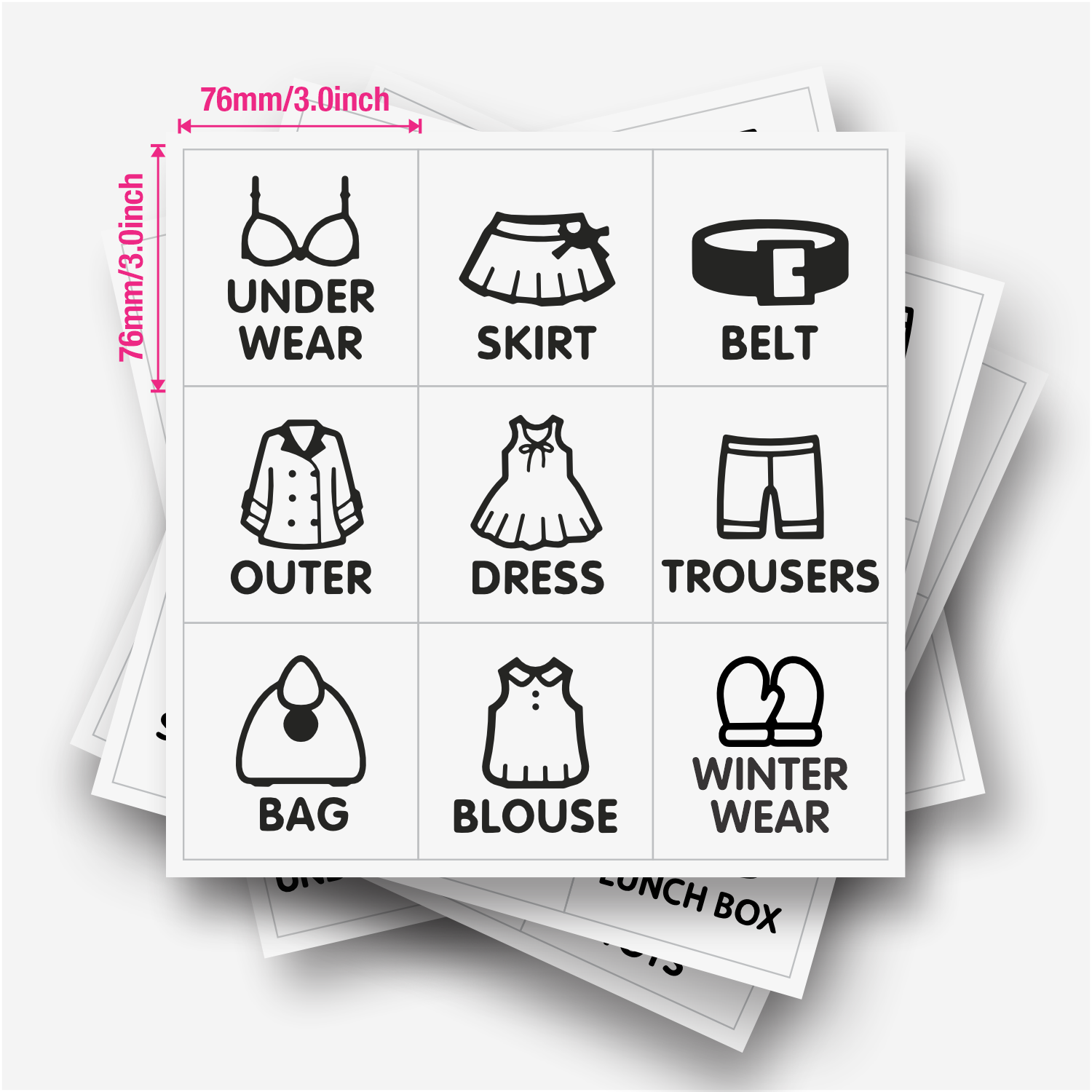 9 ชิ้น/แผ่น, ป้ายจัดระเบียบตู้ - Baby Clothing Usa บทวิจารณ์และราคา